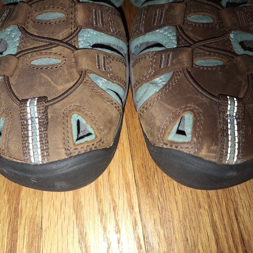 Keen Sandals Womens 8.5 Clearwater CNX Trail Water Sport Brown pre-owned GOOD - Picture 2 of 6